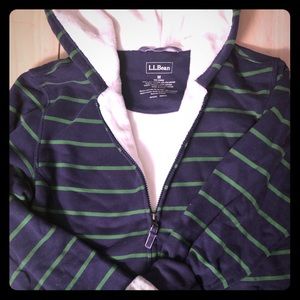 Women’s Super Cozy Striped Zipper Sweatshirt